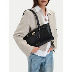 Torebka Nine West. Czarne torebki klasyczne damskie Nine West, bez wzorów, bez dodatków. Za 279.99 zł.