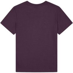 Koszulka sportowa damska Champion SS Tee. Fioletowe bluzki sportowe damskie CHAMPION, m, z bawełny, bez kołnierzyka, bez ramiączek. Za 98.99 zł.