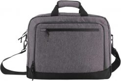 Clique Torba na laptop smukła - Mieści laptop do 15" – anthracite Melange. Szare torebki klasyczne damskie CLIQUE, bez wzorów, z materiału, duże, bez dodatków. Za 229.58 zł.