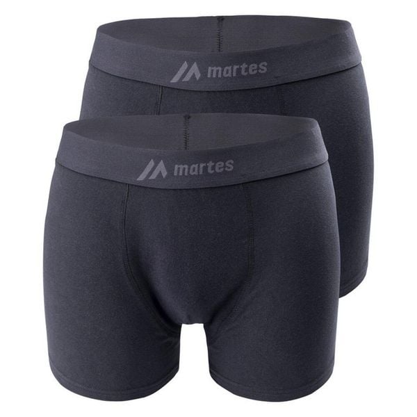 Bokserki Męskie Ravor (zestaw 2 Sztuk). Czarne bokserki męskie MARTES ESSENTIALS, bez wzorów, z bawełny. Za 56.99 zł.
