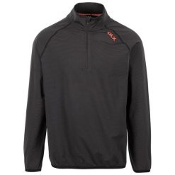 Dlx Hulton - męska bluza 1/2 zip czarna. Czarne bluzy bez kaptura męskie DLX, m. Za 233.99 zł.