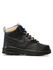 Nike Sneakersy Manoa Ltr (Gs) BQ5372 003 Czarny. Czarne buty sportowe chłopięce Nike, bez wzorów, ze skóry, bez zapięcia. Za 299.99 zł.