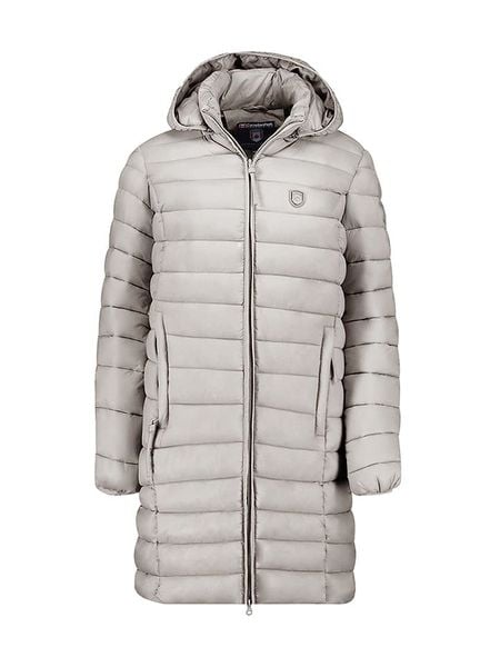 Canadian Peak Płaszcz pikowany "Akitaleak" w kolorze szarym rozmiar: XL. Szare płaszcze damskie Canadian Peak, xl, bez wzorów. Za 143.90 zł.