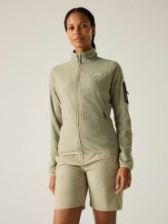 Regatta Kurtka polarowa "Rivendell" w kolorze khaki rozmiar: 48. Brązowe kurtki damskie Regatta, bez wzorów, z polaru, bez kaptura. Za 128.25 zł.