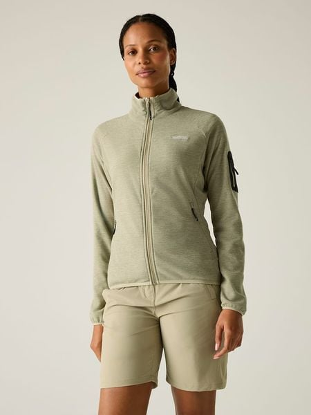 Regatta Kurtka polarowa "Rivendell" w kolorze khaki rozmiar: 36. Brązowe kurtki damskie Regatta, bez wzorów, z polaru, bez kaptura. Za 119.68 zł.