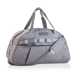 Torba sportowa BETLEWSKI EPO-4835 szara. Szare torby podróżne damskie Betlewski, bez wzorów, z materiału. Za 129.99 zł.