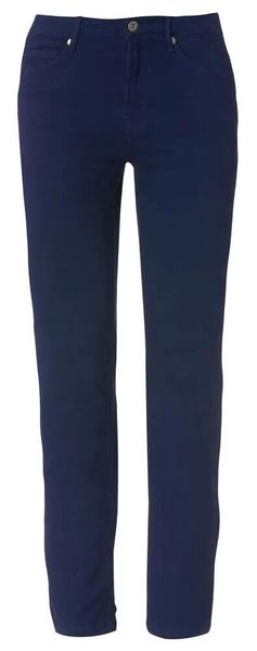 Clique damskie spodnie 5-pocket stretch - twill ciemny granat. Niebieskie spodnie materiałowe damskie CLIQUE, bez wzorów, z bawełny, klasyczne, z standardowym stanem. Za 261.69 zł.