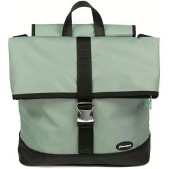 Torba na bagażnik rowerowy „Melan I”, szałwiowa. Zielone torby męskie na ramię HABERLAND, bez wzorów, bez dodatków. Za 459.00 zł.