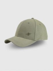 4F Czapka w kolorze khaki rozmiar: XS/S. Brązowe czapki z daszkiem damskie 4f, bez wzorów, z bawełny. Za 22.99 zł.