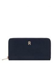 Tommy Hilfiger Portfel Th Icon Lrg Za Nylon AW0AW17750 Granatowy. Niebieskie portfele damskie Tommy Hilfiger, bez wzorów, z nylonu. Za 249.99 zł.