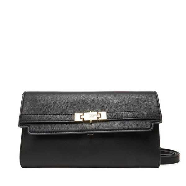 Torebka Valentino. Czarne listonoszki damskie Valentino, bez wzorów, bez dodatków. Za 309.99 zł.