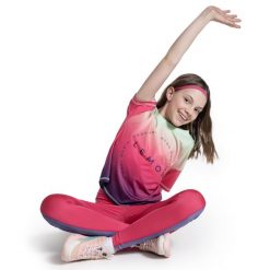 Koszulka sportowa dziecięca Lemon Explore WL5 krótki rękaw. Koszulki dziewczęce LEMON explore, l, bez wzorów, z materiału, bez ramiączek. Za 49.90 zł.