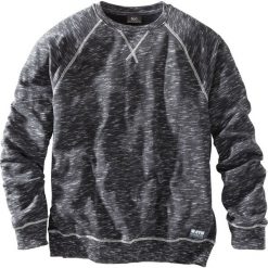 Bluza bonprix czarny melanż. Czarne bluzy bez kaptura męskie bonprix, l. Za 69.99 zł.