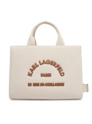 KARL LAGERFELD Torebka B2W50010 Beżowy jasny. Brązowe torebki klasyczne damskie Karl Lagerfeld, bez wzorów, z materiału, bez dodatków. Za 649.99 zł.