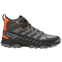 Buty trekkingowe męskie Merrell Moab Speed Eco Mid Wp. Buty trekkingowe męskie MERRELL, z materiału, bez zapięcia, trekkingowe. Za 565.00 zł.