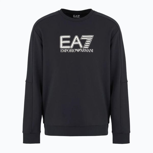Bluza męska EA7 Emporio Armani Train Visibility T-Top. Niebieskie bluzy bez kaptura męskie EA7 Emporio Armani, m, z bawełny. Za 369.99 zł.
