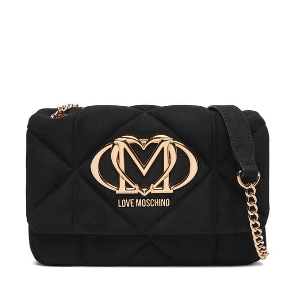 Torebka LOVE MOSCHINO. Czarne torebki klasyczne damskie Love Moschino, bez wzorów, bez dodatków. Za 499.99 zł.