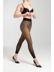 Camano Legginsy "Warm & transparent" w kolorze czarnym - 120 DEN rozmiar: 40/42. Czarne legginsy damskie camano, bez wzorów. Za 43.99 zł.