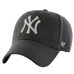 Czapka z daszkiem dla dorosłych 47 Brand New York Yankees. Szare czapki męskie 47 Brand, bez wzorów, sportowe. Za 99.99 zł.