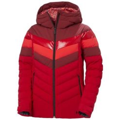 Damska kurtka puchowa Helly Hansen Imperial Puffy. Czerwone kurtki damskie Helly Hansen, bez wzorów, z puchu, bez kaptura, narciarskie. W wyprzedaży za 1,119.20 zł.