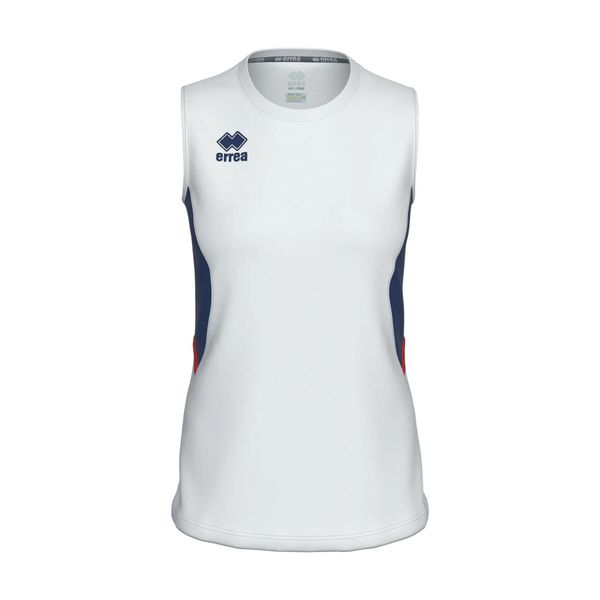 Damski tank top Errea Carry. Białe topy sportowe damskie ERREA, s, bez wzorów, z materiału, bez ramiączek. Za 182.00 zł.