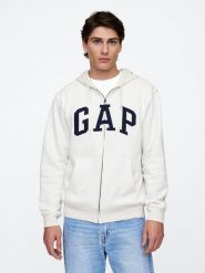 GAP Bluza w kolorze kremowym rozmiar: XL. Brązowe bluzy z kapturem męskie GAP, xl. Za 109.78 zł.