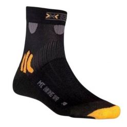 Skarpetki Unisex Dla Dorosłych Rower Górski. Czarne skarpetki damskie X-Socks, bez wzorów. Za 46.99 zł.