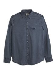 Scotch & Soda Koszula w kolorze antracytowym rozmiar: M. Czarne koszule męskie Scotch & Soda, m, bez wzorów, bez kołnierzyka, bez ramiączek. Za 143.99 zł.