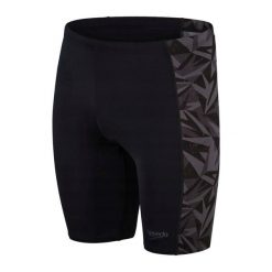 Męskie Spodenki Kąpielowe Hyperboom Panel Endurance+. Czarne kąpielówki męskie Speedo, m, bez wzorów, z materiału. Za 210.99 zł.
