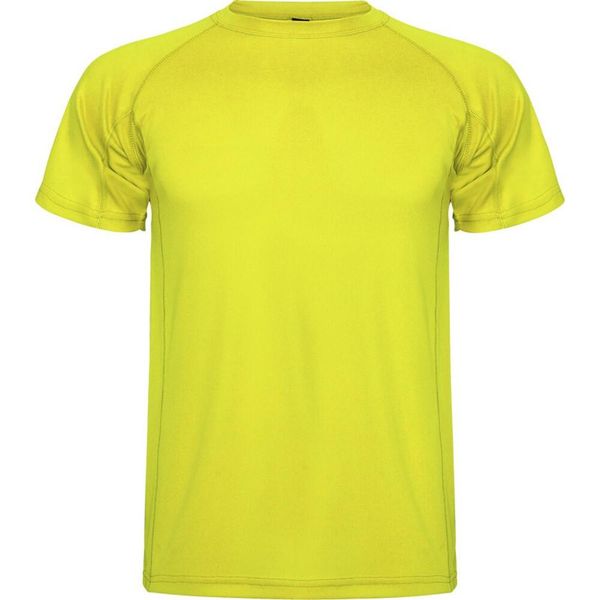 Męska Koszulka Sportowa Montecarlo Z Krótkim Rękawem. Żółte t-shirty sportowe męskie ROLY, m, bez ramiączek, trekkingowe. Za 36.99 zł.