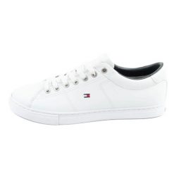 Buty Tommy Hilfiger Essential M FM0FM02157100 białe. Białe buty sportowe na co dzień męskie z gumy, bez zapięcia. Za 640.22 zł.