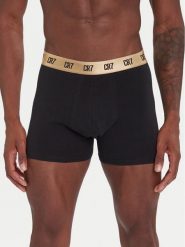 Cristiano Ronaldo CR7 Komplet bokserek 8100-49 Czarny. Czarne bokserki męskie Cristiano Ronaldo CR7, bez wzorów, z bawełny. Za 179.99 zł.