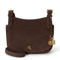 Torebka LAUREN RALPH LAUREN. Brązowe torebki klasyczne damskie Lauren Ralph Lauren, bez wzorów, bez dodatków. Za 1,499.00 zł.
