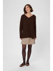 CULTURE Sweter w kolorze brązowym rozmiar: XS. Brązowe swetry klasyczne damskie Culture, xs, bez kołnierzyka. Za 126.99 zł.