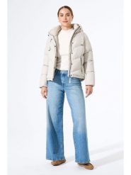 Garcia Kurtka pikowana w kolorze kremowym rozmiar: L. Brązowe kurtki damskie Garcia, l, bez wzorów, bez kaptura. Za 187.07 zł.