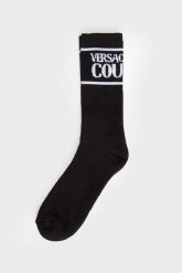 Skarpety męskie VERSACE JEANS COUTURE. Skarpetki męskie Versace Jeans Couture, bez wzorów, z jeansu. W wyprzedaży za 105.47 zł.