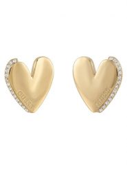 Guess Kolczyki JUBE06 089JW Złoty. Żółte kolczyki damskie Guess, ze stali. Za 328.99 zł.