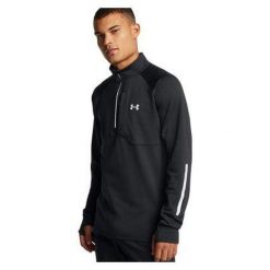 Sweter Męski Under Armour Launch Elite CW HZ. Czarne swetry męskie Under Armour, m, bez wzorów, bez kołnierzyka. Za 359.00 zł.