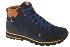 Buty trekkingowe męskie, CMP Elettra Mid. Niebieskie buty trekkingowe męskie CMP, z materiału, bez zapięcia, trekkingowe. Za 390.49 zł.