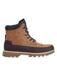 LUHTA Botki "Reilu" w kolorze jasnobrązowym rozmiar: 46. Brązowe buty zimowe męskie Luhta, z materiału, bez zapięcia. Za 279.11 zł.