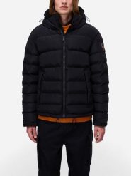 Kurtka z zamkiem błyskawicznym z kapturem Napapijri A-Terez 941. Czarne kurtki outdoor męskie Napapijri, m, bez wzorów, z puchu, z kapturem. Za 859.00 zł.