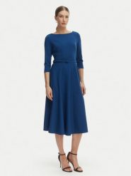 Rinascimento Sukienka koktajlowa CFC0127892003 Niebieski Regular Fit. Niebieskie sukienki damskie RINASCIMENTO, xl, bez wzorów, z syntetyku, wizytowe, bez kołnierzyka, bez ramiączek. Za 699.99 zł.