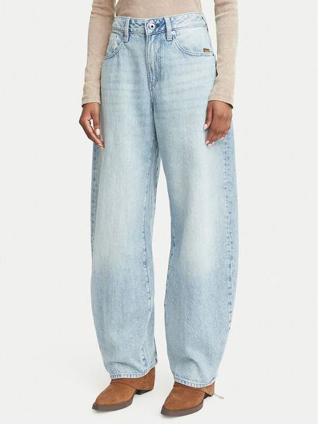 G-Star Jeansy Barrel 3D D30623-D788 Niebieski Wide Leg. Niebieskie jeansy damskie G-Star. Za 422.99 zł.