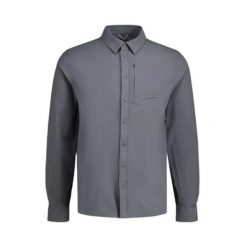 Koszula z długim rękawem Kathmandu Sun Breaker. Niebieskie koszule męskie KATHMANDU, l, bez wzorów, z materiału, bez kołnierzyka, bez ramiączek. Za 317.00 zł.