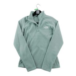 Second life - Bluza polarowa damska 1/4 Zip niebieska - Stan bardzo dobry. Niebieskie bluzy sportowe damskie The North Face, xs, bez wzorów, z materiału, bez ramiączek, bez kaptura. Za 143.46 zł.