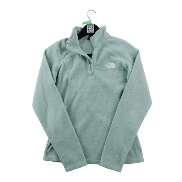 Second life - Bluza polarowa damska 1/4 Zip niebieska - Stan bardzo dobry. Niebieskie bluzy sportowe damskie The North Face, xs, bez wzorów, z materiału, bez ramiączek, bez kaptura. Za 143.46 zł.