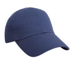 Bawełniana Czapka Z Daszkiem Drill Heavy. Brązowe czapki z daszkiem damskie RESULT HEADWEAR, bez wzorów, z bawełny. Za 37.99 zł.