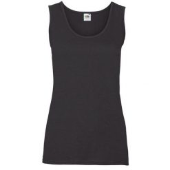Kamizelka Damska Valueweight Top. Czarne kamizelki damskie Fruit of the Loom, xl. Za 30.99 zł.