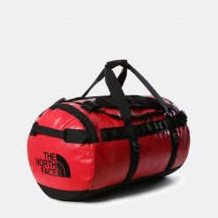 The North Face Sports Bag - torba piłkarska z poliestru. Czerwone torebki klasyczne damskie The North Face, bez wzorów, z materiału, bez dodatków. Za 620.65 zł.