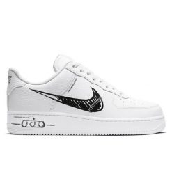 Buty Nike Air Force 1 Lvb Utility CW7581-101 białe. Białe buty sportowe na co dzień męskie z gumy, bez zapięcia, nike air force. Za 905.68 zł.